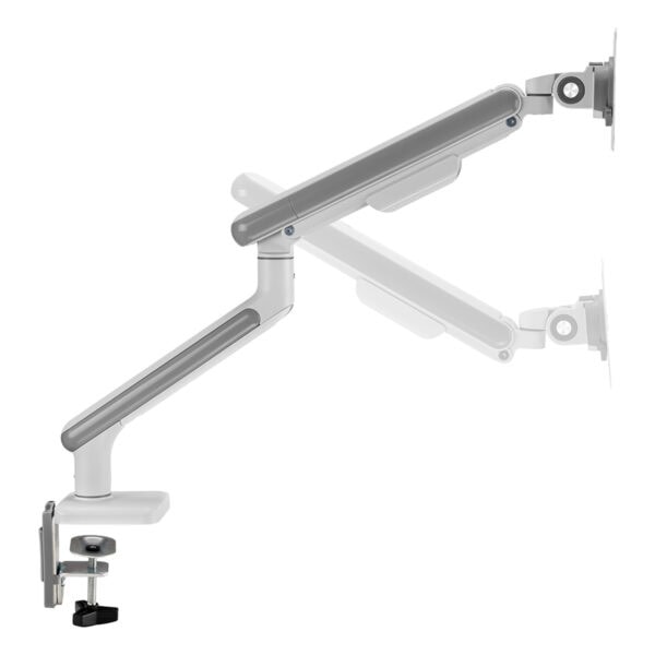 Dizüstü bilgisayarlar ve monitörler için hareketli ve ayarlanabilir masaüstü sehpası, ergonomik ofis ekipmanı.