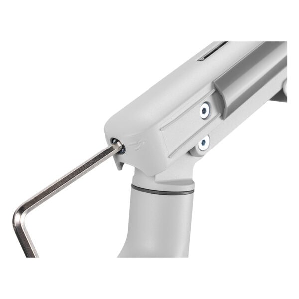 Yüksek çözünürlüklü, beyaz ve dayanıklı masaüstü projektör kolu, sağlam yapı ve ayarlanabilir boyut özellikleri ile ofis veya ev kullanımına uygun.