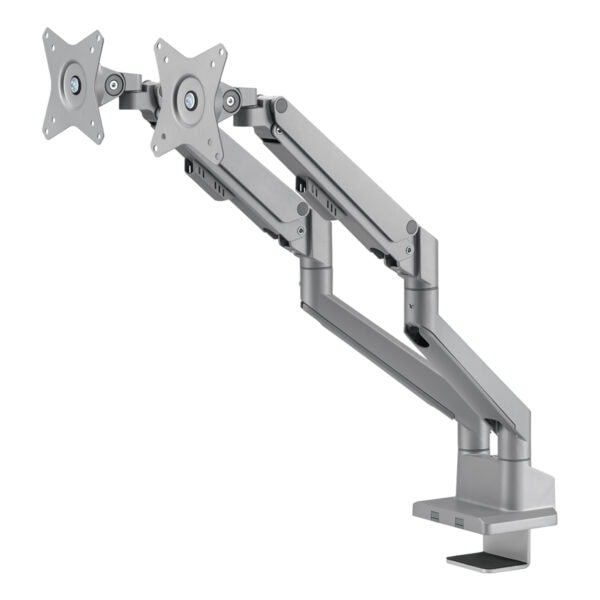 Ekran monitörü montaj kolu, ofis için ayarlanabilir monitör tutucu, ergonomik bilgisayar ekran askısı, metal yapılı monitör kolu, masaya monte edilen ekran tutucu, bilgisayar ve oyun monitörleri için uygun, esnek ve kullanışlı masaüstü ekran desteği.