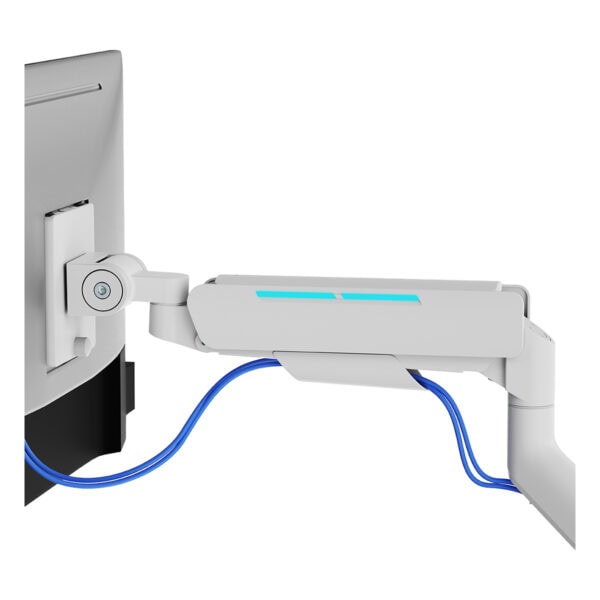Yüksek teknolojili bilgisayar sabitleme ve bağlantı ayarları, modern oyun ve ofis donanımı için kullanılan dayanıklı ve şık tasarım, dijital bağlantı ve güç kaynağı özellikleriyle dikkat çekiyor.