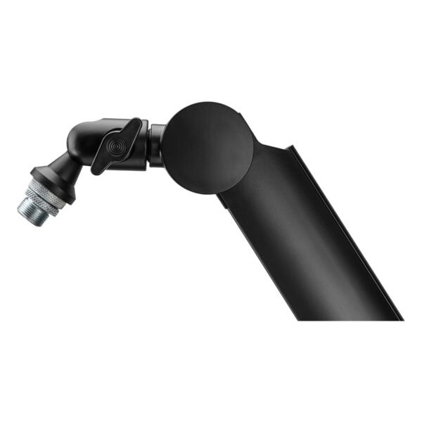 Yüksek kaliteli oyun ve üretim ekipmanları için uygun uyumlu mikrofon tutucu, dizüstü ve masaüstü bilgisayarlar için ergonomik tasarım. Siyah renkli metal malzemeden yapılmış.