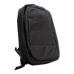 Yüksek kaliteli siyah sırt çantası, dayanıklı ve geniş iç hacimli, günlük ve seyahat ihtiyaçları için ideal, şık ve kullanışlı tasarım, konforlu omuz askıları.