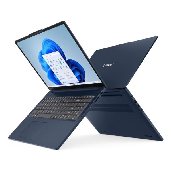 Yüksek performanslı Lenovo dizüstü bilgisayar, Windows 11 ile oyun ve ofis kullanımı için ideal, hafif ve taşınabilir tasarım, yüksek çözünürlüklü ekran ve uzun pil ömrü özellikleriyle öne çıkar.