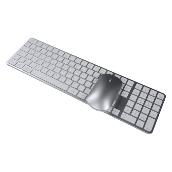 ,meetion Ikey C230 Beyaz Türkçe Klavye Mouse Seti H2
