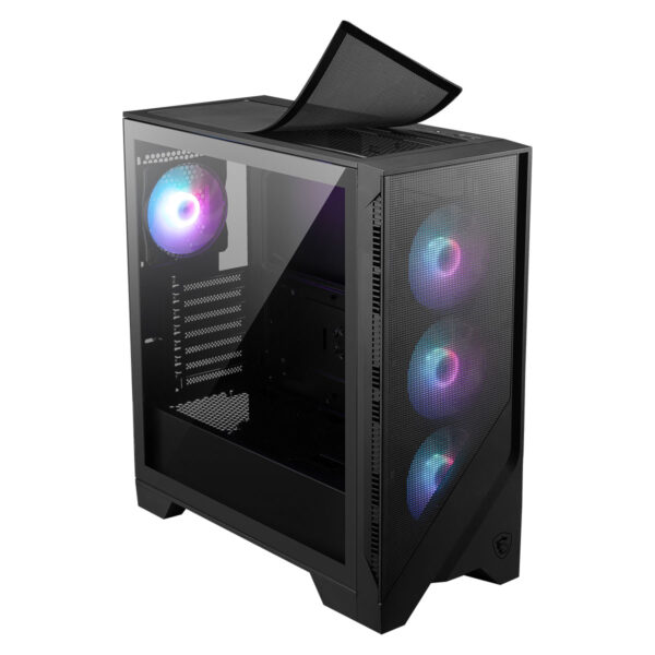 MSI MAG FORGE 321R AIRFLOW 4x120mm ARGB Fan Mesh Temperli Cam USB 3.2 Mid Tower ATX Gaming Kasa - Görsel 3