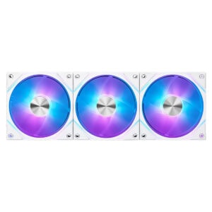 Renkli RGB aydınlatmalı bilgisayar kasası fanleri, yüksek performans ve şıklık ile oyun ve bilgisayar sistemleri için ideal. Mavi ve mor renklerde LED ile güç ve estetik sağlar.