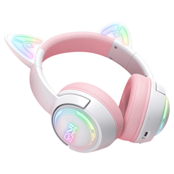 Onikuma Gt838 Pink Rgb Kablosuz Gaming Kulaklik 3