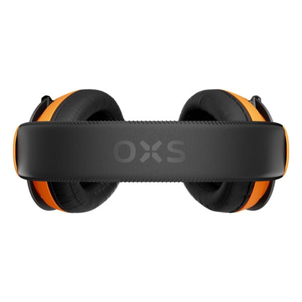 Yüksek performanslı siyah ve turuncu oyun kulaklığı, konforlu yastıklar ve gelişmiş ses özellikleriyle gaming deneyimini artırır.