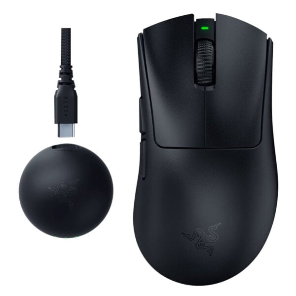Yüksek kaliteli gaming fare ve kablosuz şarj yuvarlağı, profesyonel oyuncular için ergonomik tasarım ve hassasiyetle geliştirilmiş performans sağlar. Razer markasıyla üstün oyun deneyimi sunar.
