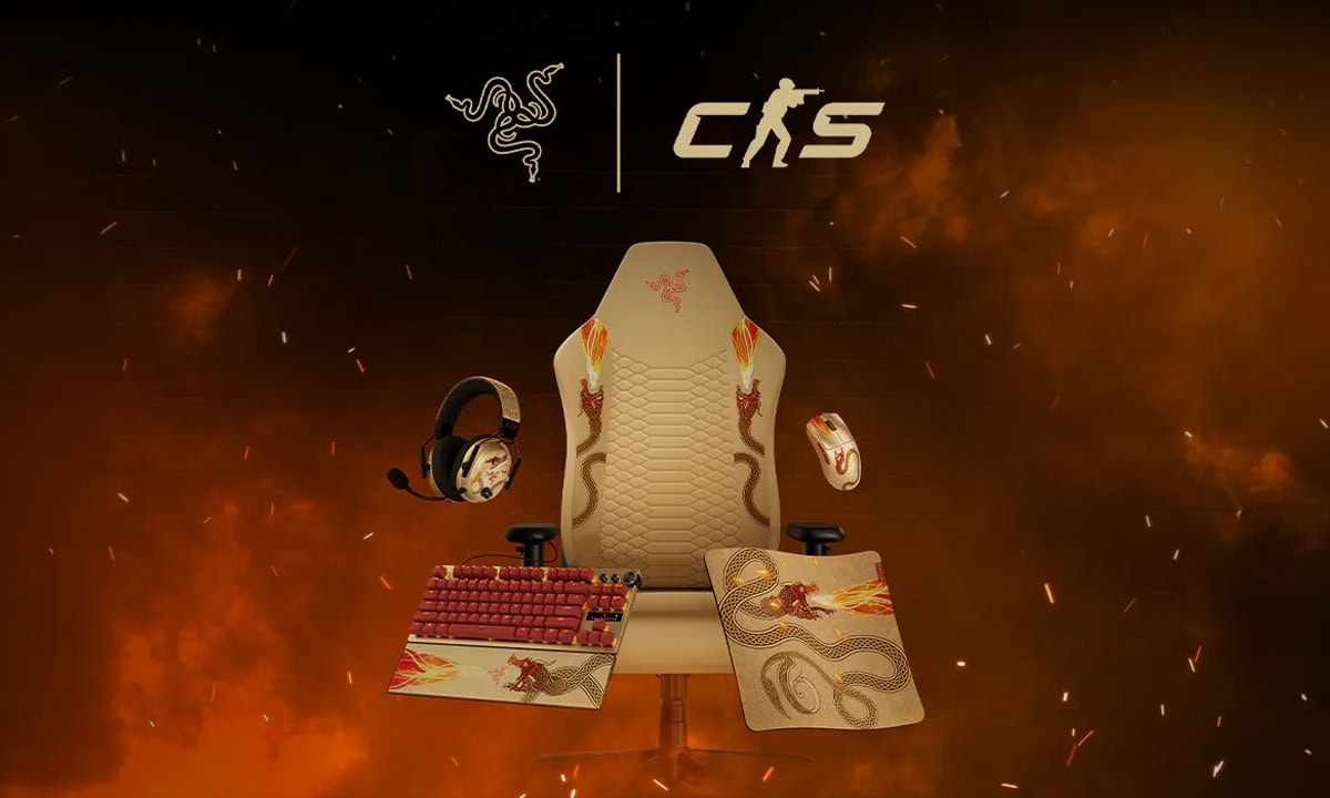 Razer CS oyun koltuğu, snake tasarımlı gaming oyuncu seti, oyun aksesuarları ve oyuncu donanımı, yüksek performanslı bilgisayar ekipmanları, gamer çanta ve oyuncu kostümleri ile birlikte.