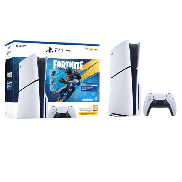 Yüksek çözünürlüklü PS5 Fortnite Edition oyun konsolu ve kontrolcü, şık beyaz tasarımıyla oyun tutkunlarına özel. En yeni oyun deneyimini evinizde yaşayın.