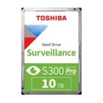 Toshiba S300 Pro 10TB 7200RPM 512MB Önbellek 3.5 inç SATA 3.0 Surveillance Harddisk (MD10ADA10TV)