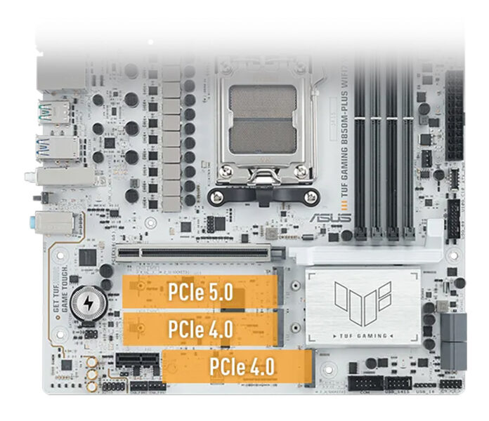 ASUS TUF GAMING B850M-PLUS WIFI7 W Anakart H11