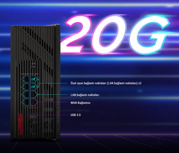 ASUS ROG Strix GS-BE18000 Gaming Router H10