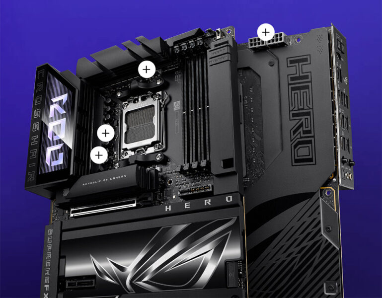 ASUS ROG CROSSHAIR X870E HERO BTF Anakart H16