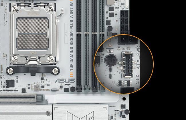 ASUS TUF GAMING B850M-PLUS WIFI7 W Anakart H17