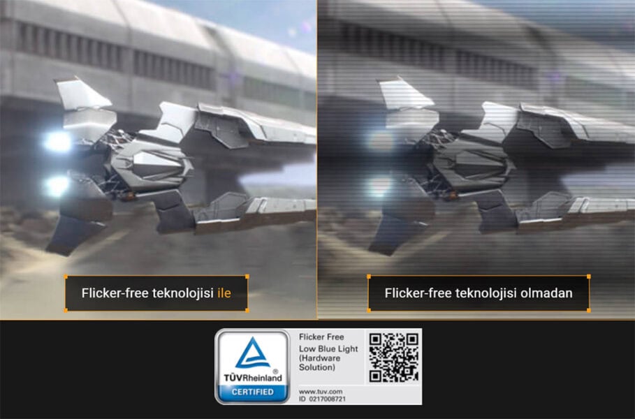 Yüksek çözünürlük ve hızlı tepki süresi ile oyun keyfini artıran ASUS TUF Gaming 34 inç QHD monitör, 3440x1440 çözünürlük, 0.5ms tepkime süresi, 250Hz yenileme hızı ve AMD FreeSync Premium teknolojisi ile öne çıkar.