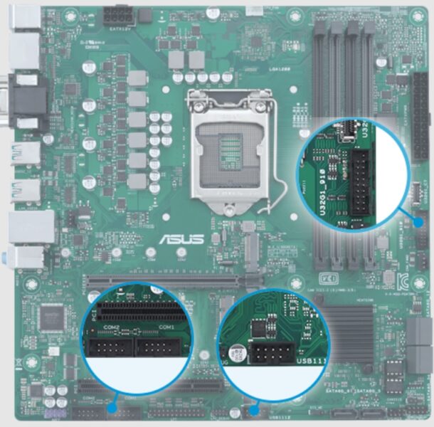 Pro B860M-CT-ASUS Pro A620AT-CSM Anakart H18