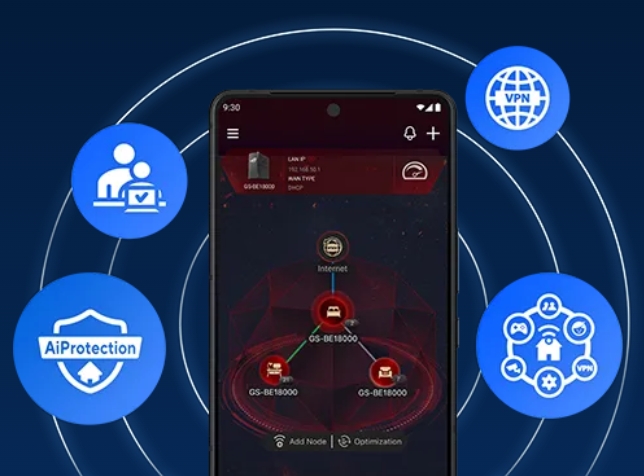 ASUS ROG Strix GS-BE18000 Gaming Router H15