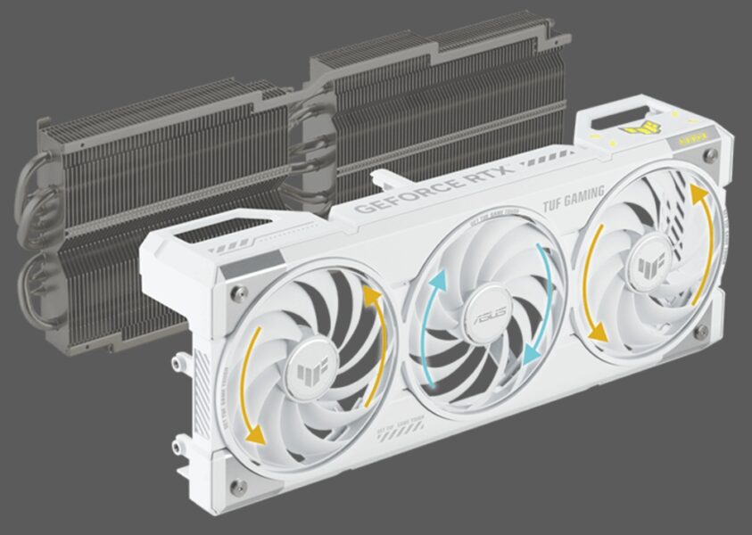 ASUS TUF Gaming GeForce RTX 5070 Ti 16GB GDDR7 BTF White OC Edition Ekran Kartı H18
