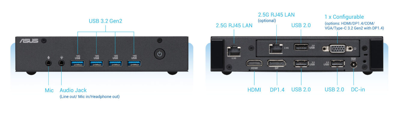 ASUS ExpertCenter PN43-BBN100MD Mini Bilgisayar H2