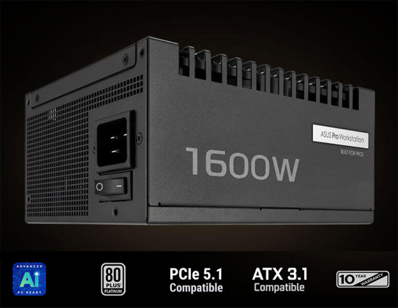 ASUS Pro WS 1600W Güç Kaynağı H2