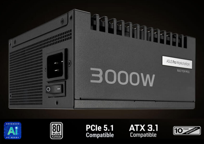 ASUS Pro WS 3000W Platinum Güç Kaynağı H2