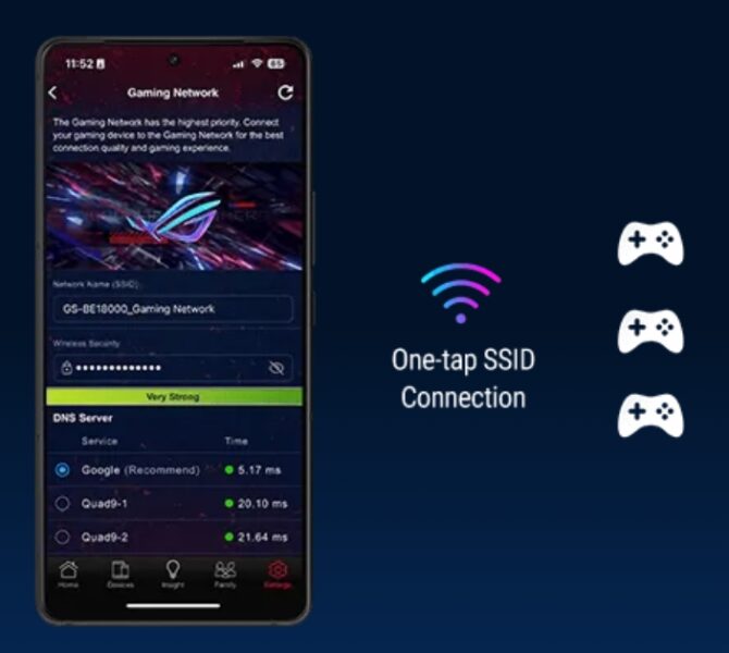 ASUS ROG Strix GS-BE18000 Gaming Router H19