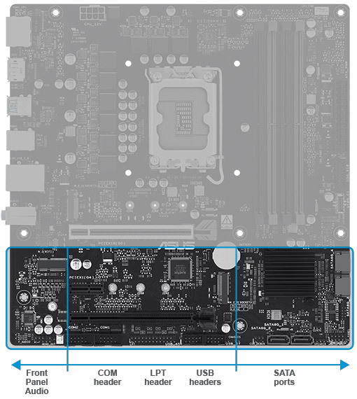 ASUS Pro B860M-CT-CSM 8666MHz (OC) DDR5  mATX Anakart H23