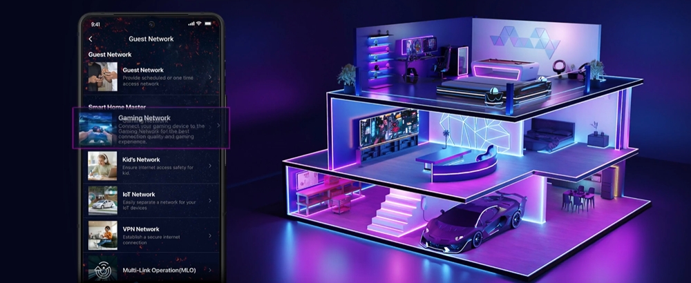 ASUS ROG Strix GS-BE18000 Gaming Router H24