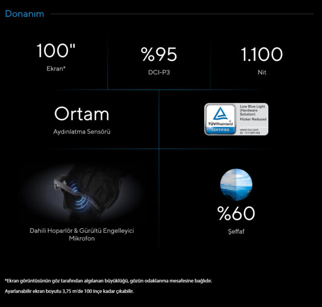 ASUS AirVision M1 Akıllı Gözlük H3