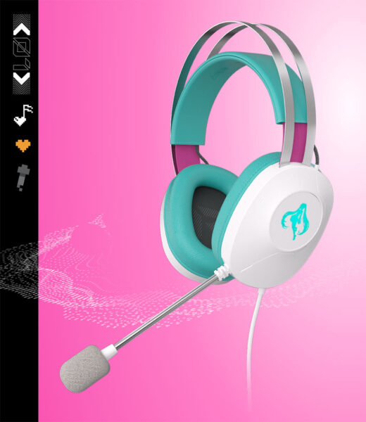 ASUS TUF Gaming H1 Gen II Hatsune Miku Edition Gaming Kulaklık H3