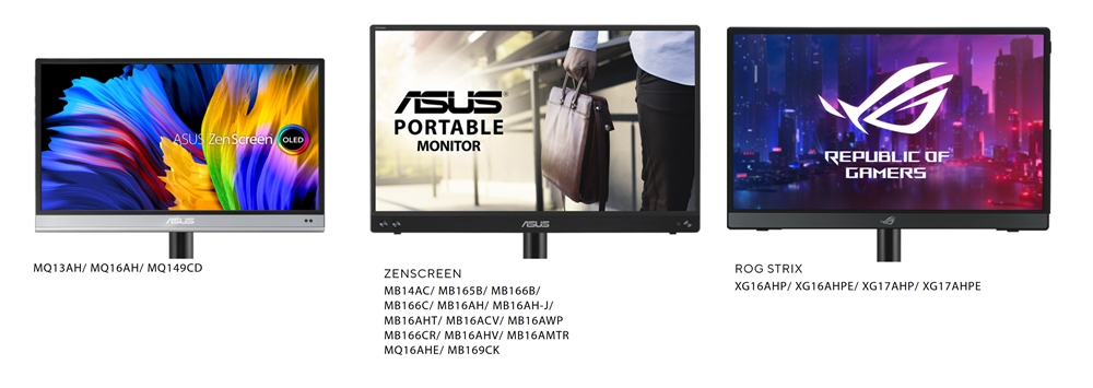 ASUS ZenScreen MTS02D Monitör Standı H4