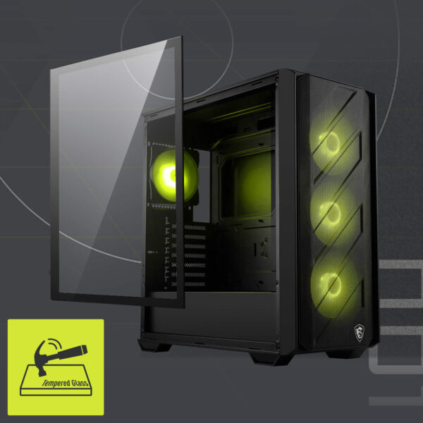 MSI MAG FORGE 330R AIRFLOW ATX Gaming Kasa H4