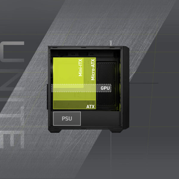 MSI MAG FORGE 330R AIRFLOW ATX Gaming Kasa H5