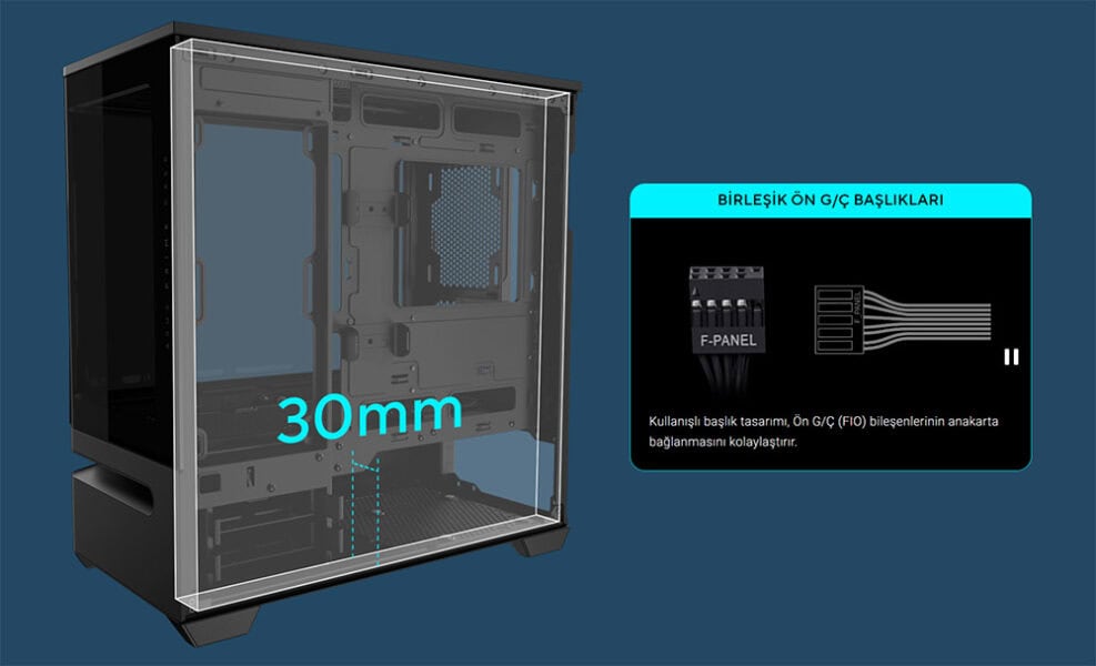 ASUS Prime AP202 ARGB Gaming Kasa H7