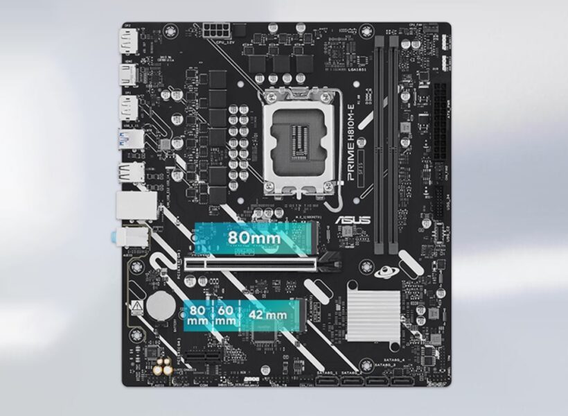 ASUS PRIME H810M-E-CSM 6400MHz DDR5 mATX Anakart H7