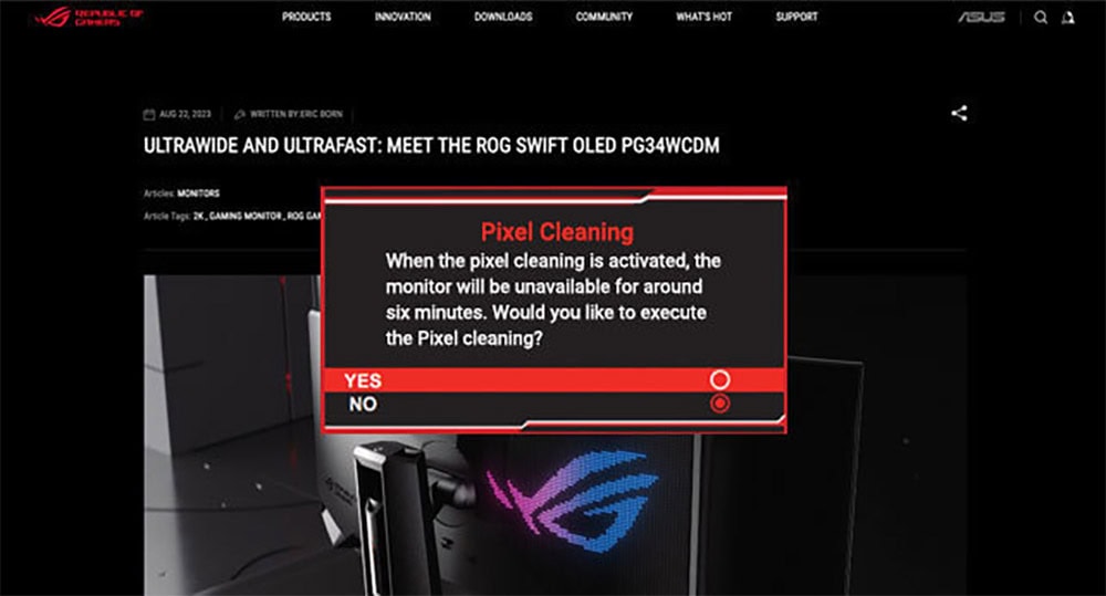 ASUS ROG Strix OLED XG34WCDG Gaming Monitör H8