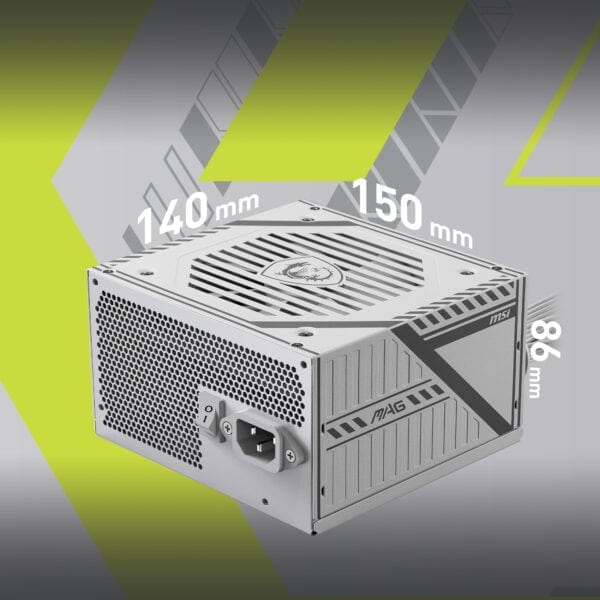 MSI MAG A650BNL WHITE 650W Güç Kaynağı H7