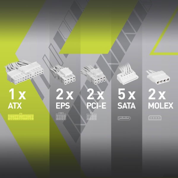 MSI MAG A650BNL WHITE 650W Güç Kaynağı H8