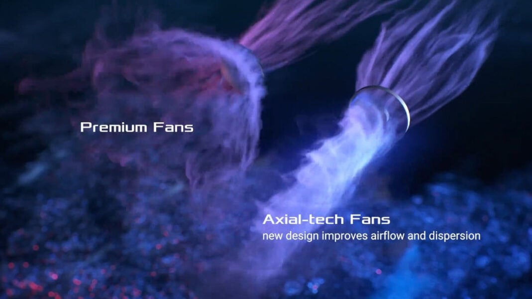 Alt Metin: Yeni fan tasarımı, hava akışını ve dispersiyonu artırmak için gelişmiş teknolojilerle donatılmış, yüksek performanslı axial ve premium fan modelleri.