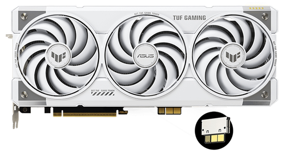 ASUS TUF Gaming GeForce RTX 5070 Ti 16GB GDDR7 BTF White OC Edition Ekran Kartı H9