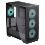 APNX C1-R Black 4x120mm ARGB Fan Mesh Temperli Cam USB 3.0 Mid Tower ATX Gaming Kasa