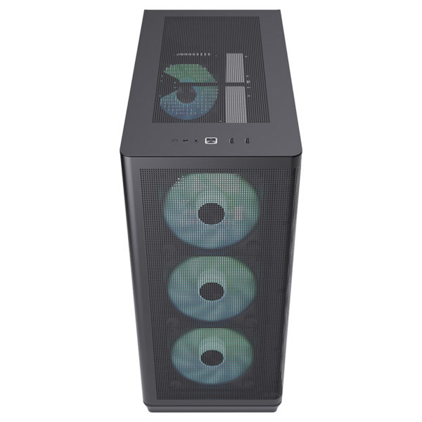 Apnx C1 R Black 3x120mm Argb Fan Mesh Temperli Cam Usb 3 0 Mid Tower Atx Gaming Kasa 3