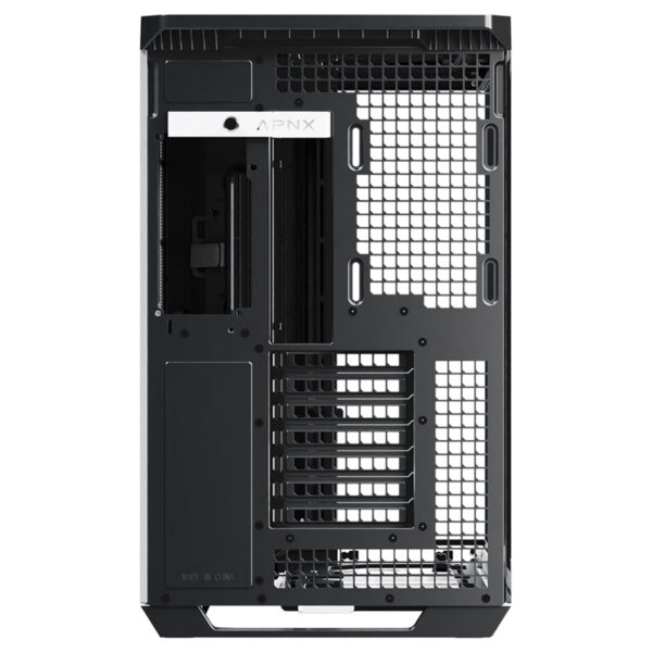 Apnx V1 Black And White Temperli Cam Usb 3 2 Mid Tower Atx Gaming Kasa 9