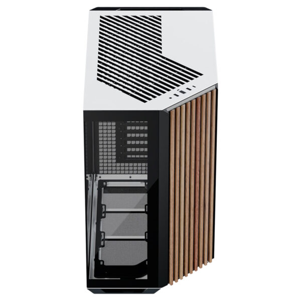 Apnx V1 Black And White Wood Temperli Cam Usb 3 2 Mid Tower Atx Gaming Kasa 5