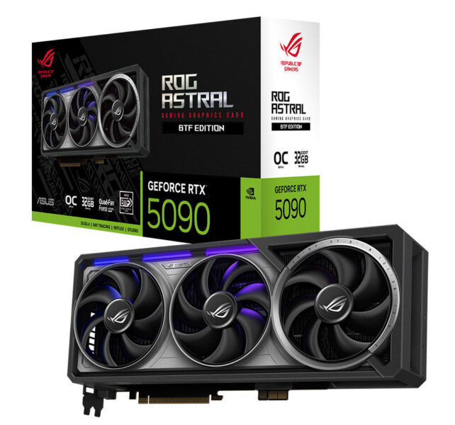 ASUS ROG Astral GeForce RTX 5090 32GB GDDR7 BTF OC Edition Ekran Kartı H1