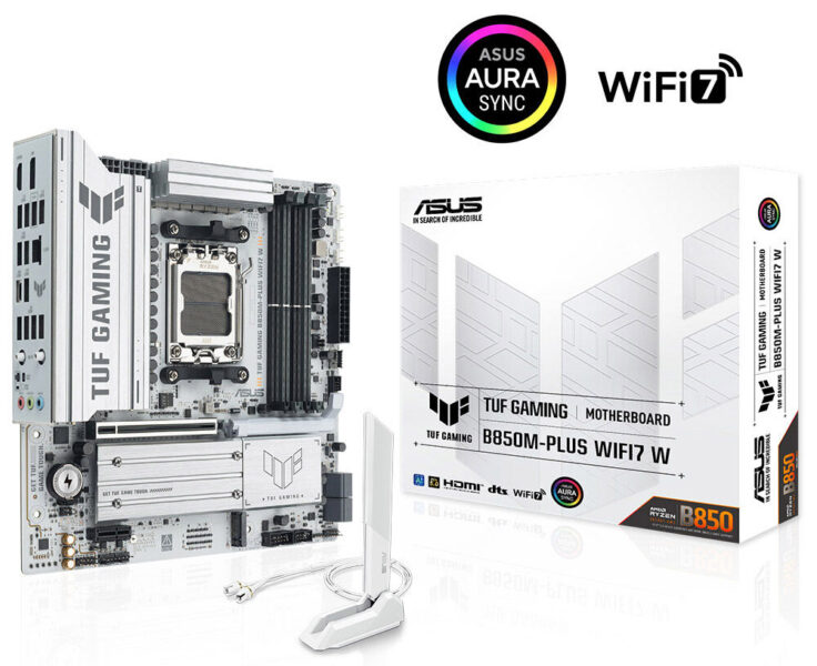 ASUS TUF GAMING B850M-PLUS WIFI7 W Anakart H1