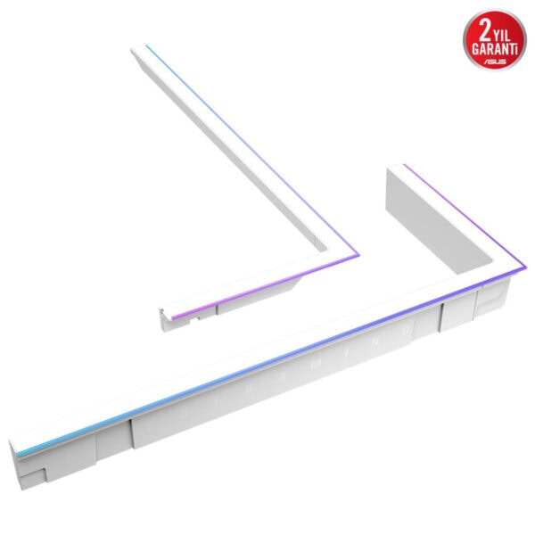 Yüzeyi aydınlatmalı gamer klavye ve renkli LED arka plan aydınlatma.