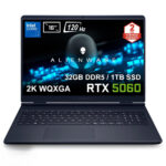 Dell Alienware 16 Aurora Intel Core 7-240H GeForce RTX 5060 8GB 32GB DDR5 1TB SSD  8GB 16 inç 2K WQXGA 120Hz WVA Ubuntu Gaming Laptop (AC16250-C7321U56N) - 2 Yıl Yerinde Servis Garantisi